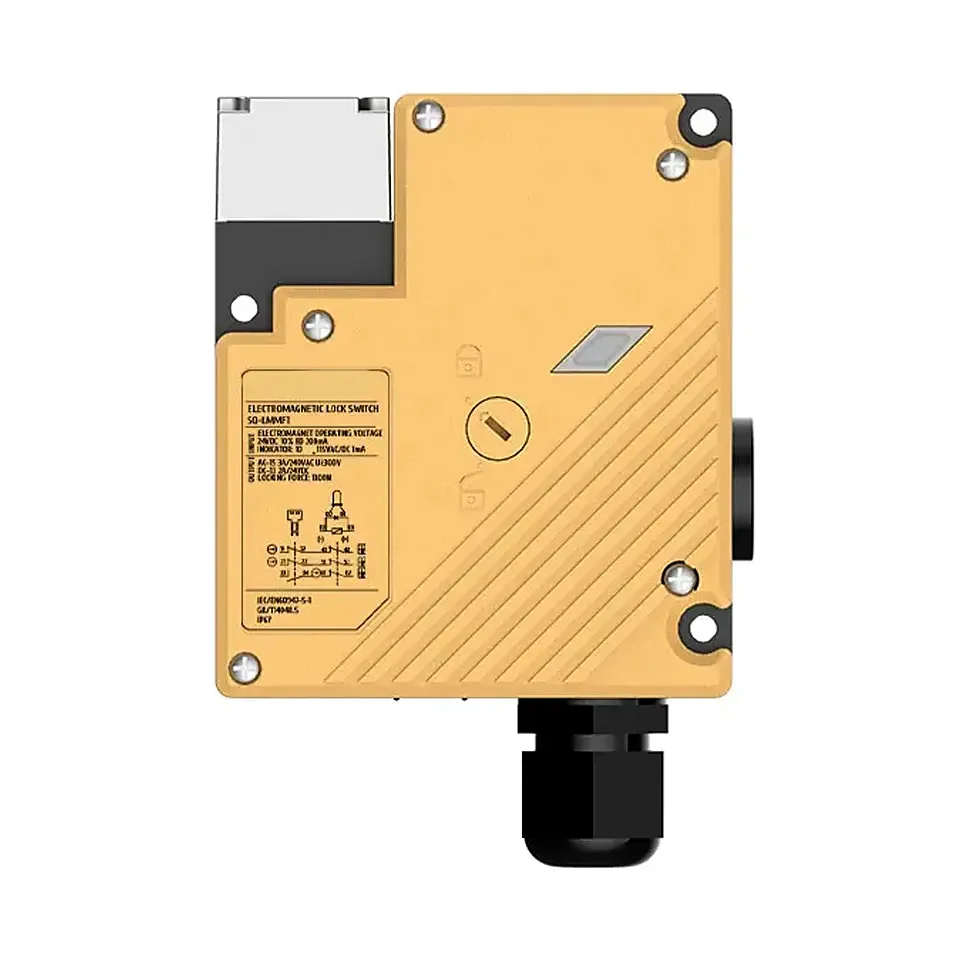 Electromagnetic safety interlock for retrofit guard access control